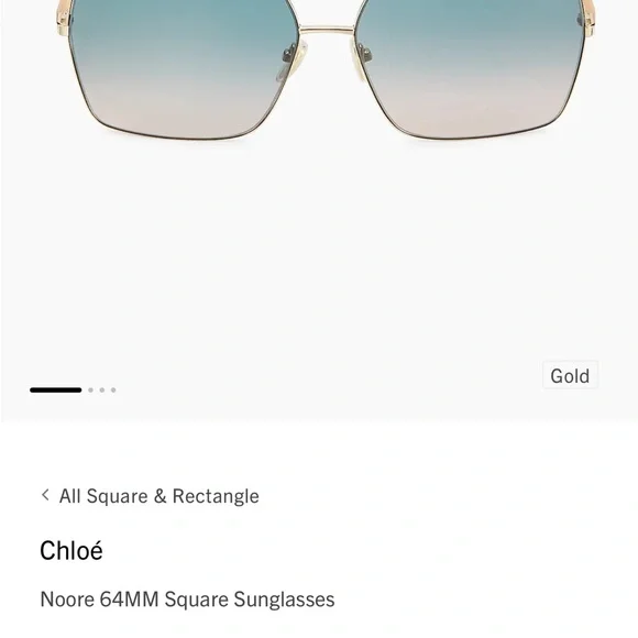 Chloe Oversized Glasses - Picture 5 of 5